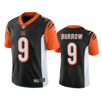 Men's Cincinnati Bengals #9 Joe Burrow Black 2020 Vapor Untouchable Stitched NFL Nike Limited Jersey