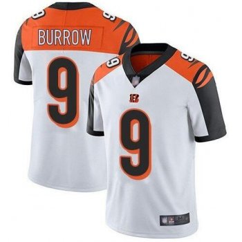 Men's Cincinnati Bengals #9 Joe Burrow White 2020 Vapor Untouchable Stitched NFL Nike Limited Jersey