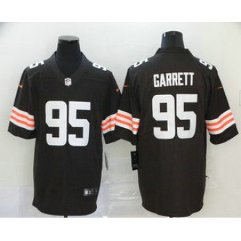 Men's Cleveland Browns #95 Myles Garrett Brown 2020 NEW Vapor Untouchable Stitched NFL Nike Limited Jersey