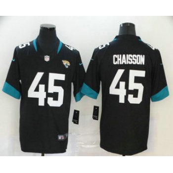 Men's Jacksonville Jaguars #45 K'Lavon Chaisson Black New 2020 Vapor Untouchable Stitched NFL Nike Limited Jersey