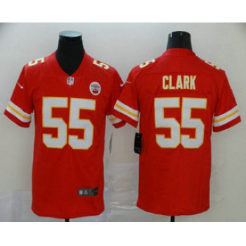 Men's Kansas City Chiefs #55 Frank Clark Red 2017 Vapor Untouchable Stitched NFL Nike Limited Jersey