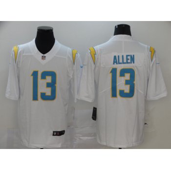 Men's Los Angeles Chargers #13 Keenan Allen White 2020 NEW Vapor Untouchable Stitched NFL Nike Limited Jersey