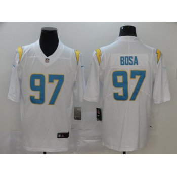 Men's Los Angeles Chargers #97 Joey Bosa White 2020 NEW Vapor Untouchable Stitched NFL Nike Limited Jersey