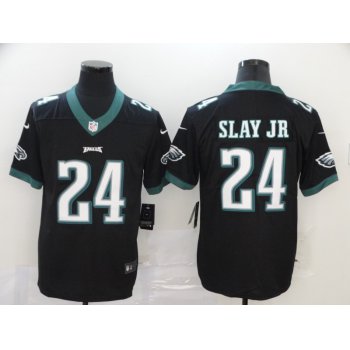 Men's Philadelphia Eagles #24 Darius Slay Jr Black Vapor Untouchable Stitched NFL Nike Limited Jersey