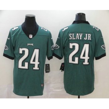 Men's Philadelphia Eagles #24 Darius Slay Jr Midnight Green 2017 Vapor Untouchable Stitched NFL Nike Limited Jersey