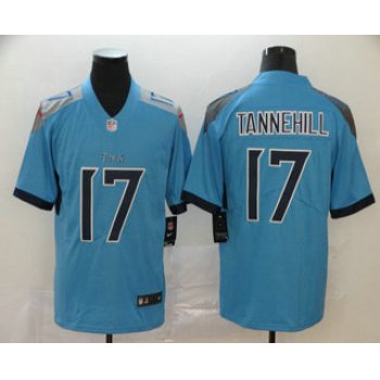 Men's Tennessee Titans #17 Ryan Tannehill Nike Light Blue New 2018 Vapor Untouchable Limited Jersey