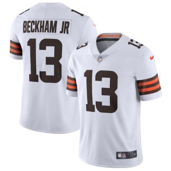 Nike Cleveland Browns #13 Odell Beckham Jr. White 2020 New Vapor Untouchable Limited Jersey