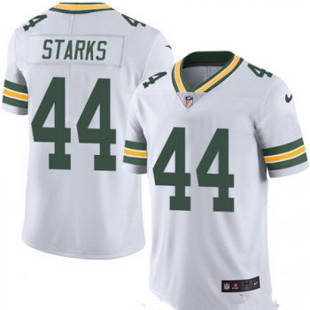 Men's Green Bay Packers #44 James Starks White 2016 Color Rush Stitched NFL Nike Limited Jersey