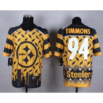 Nike Pittsburgh Steelers #94 Lawrence Timmons 2015 Noble Fashion Elite Jersey