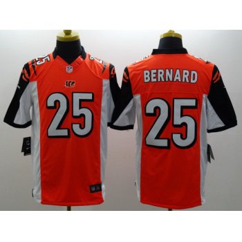 Nike Cincinnati Bengals #25 Giovani Bernard Orange Limited Jersey