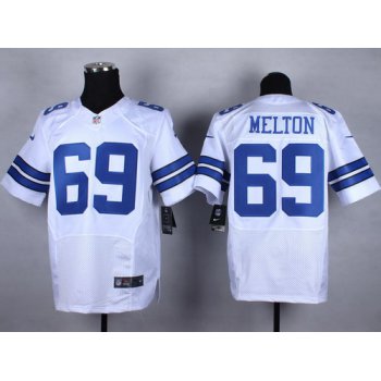 Nike Dallas Cowboys #69 Henry Melton White Elite Jersey