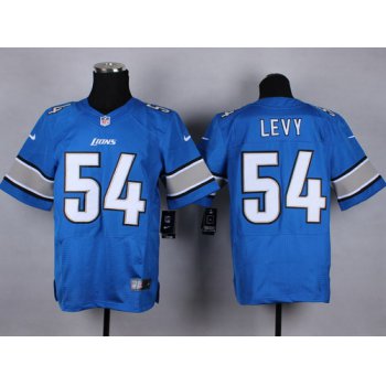 Nike Detroit Lions #54 DeAndre Levy Light Blue Elite Jersey