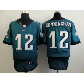 Nike Philadelphia Eagles #12 Randall Cunningham 2014 Dark Green Elite Jersey