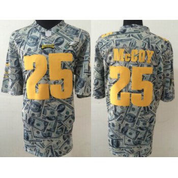 Nike Philadelphia Eagles #25 LeSean McCoy Dollars Fashion Elite Jersey