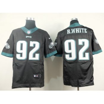 Nike Philadelphia Eagles #92 Reggie White 2014 Black Elite Jersey