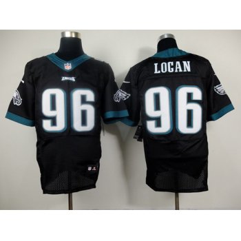 Nike Philadelphia Eagles #96 Bennie Logan 2014 Black Elite Jersey