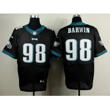 Nike Philadelphia Eagles #98 Connor Barwin 2014 Black Elite Jersey