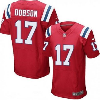 Men's New England Patriots #17 Aaron Dobson Red Alternate Stitched NFL Nike Elite Jersey