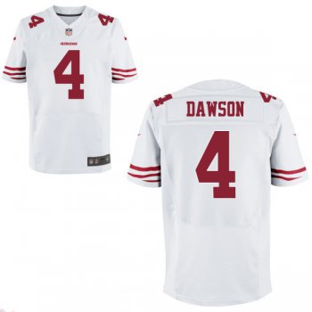 Men's San Francisco 49ers #4 Phil Dawson Red Team Color Stitched NFL Nike Elite Jersey