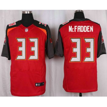 Men's Tampa Bay Buccaneers #33 Kimario McFadden Red Team Color NFL Nike Elite Jersey