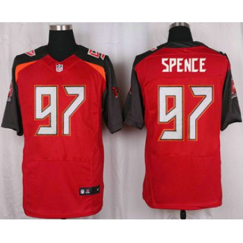 Men's Tampa Bay Buccaneers #97 Akeem Spence Red Team Color NFL Nike Elite Jersey