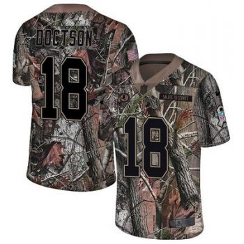 Nike Redskins #18 Josh Doctson Camo Men's Stitched NFL Limited Rush Realtree Jersey