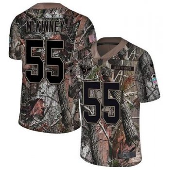 Nike Texans #55 Benardrick McKinney Camo Men's Stitched NFL Limited Rush Realtree Jersey