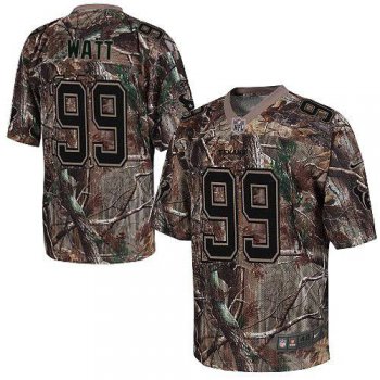 Nike Texans #99 J.J. Watt Camo Men's Stitched NFL Realtree Elite Jersey