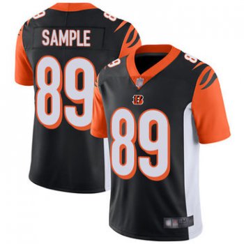 Bengals #89 Drew Sample Black Team Color Men's Stitched Football Vapor Untouchable Limited Jersey