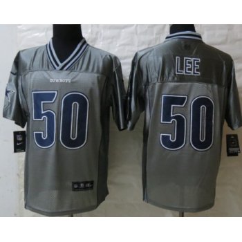 Nike Dallas Cowboys #50 Sean Lee 2013 Gray Vapor Elite Jersey