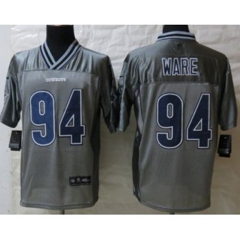 Nike Dallas Cowboys #94 DeMarcus Ware 2013 Gray Vapor Elite Jersey