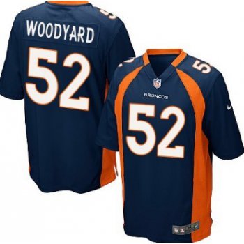 Nike Denver Broncos #52 Wesley Woodyard Blue Game Jersey