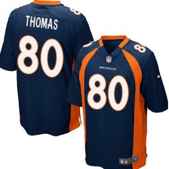 Nike Denver Broncos #80 Julius Thomas Blue Game Jersey