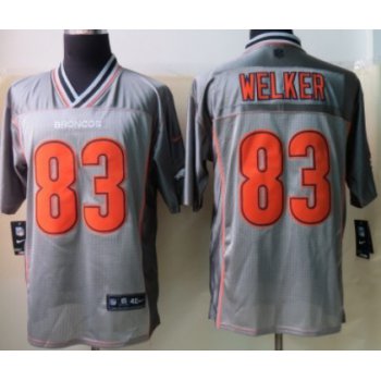 Nike Denver Broncos #83 Wes Welker 2013 Gray Vapor Elite Jersey