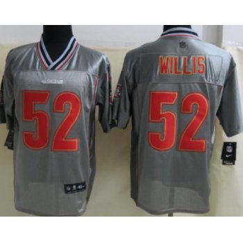 Nike San Francisco 49ers #52 Patrick Willis 2013 Gray Vapor Elite Jersey