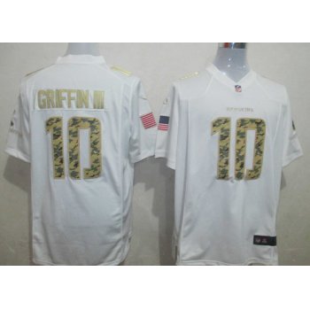 Nike Washington Redskins #10 Robert Griffin III Salute to Service White Game Jersey