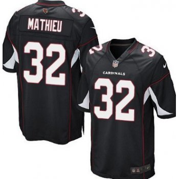 Nike Arizona Cardinals #32 Tyrann Mathieu Black Game Jersey