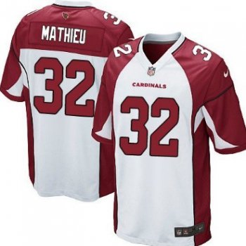 Nike Arizona Cardinals #32 Tyrann Mathieu White Game Jersey