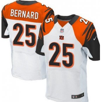 Nike Cincinnati Bengals #25 Giovani Bernard White Elite Jersey