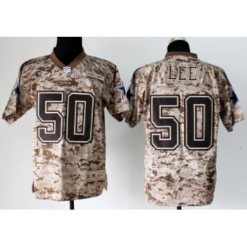 Nike Dallas Cowboys #50 Sean Lee 2013 USMC Camo Elite Jersey