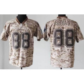 Nike Dallas Cowboys #88 Dez Bryant 2013 USMC Camo Elite Jersey