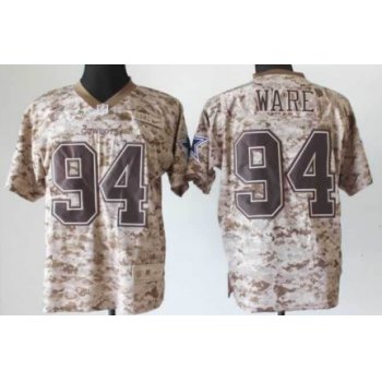 Nike Dallas Cowboys #94 DeMarcus Ware 2013 USMC Camo Elite Jersey