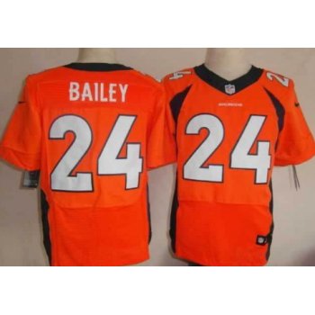 Nike Denver Broncos #24 Champ Bailey 2013 Orange Elite Jersey