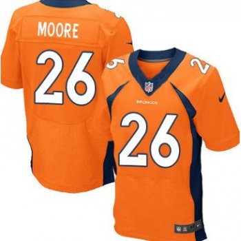 Nike Denver Broncos #26 Rahim Moore 2013 Orange Elite Jersey