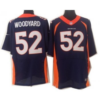 Nike Denver Broncos #52 Wesley Woodyard 2013 Blue Elite Jersey