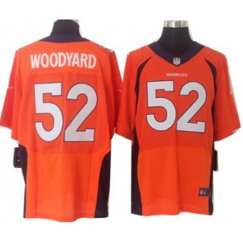 Nike Denver Broncos #52 Wesley Woodyard 2013 Orange Elite Jersey