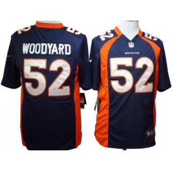 Nike Denver Broncos #52 Wesley Woodyard Blue Game Jersey