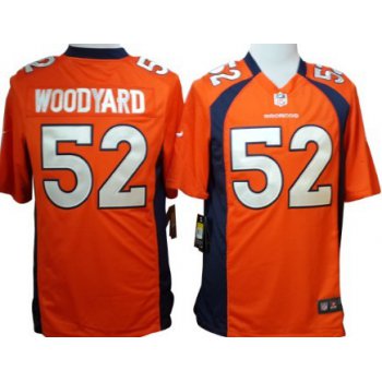 Nike Denver Broncos #52 Wesley Woodyard Orange Game Jersey