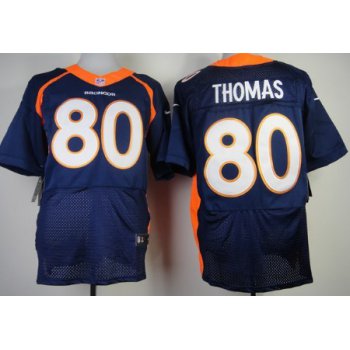 Nike Denver Broncos #80 Julius Thomas 2013 Blue Elite Jersey