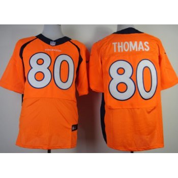 Nike Denver Broncos #80 Julius Thomas 2013 Orange Elite Jersey